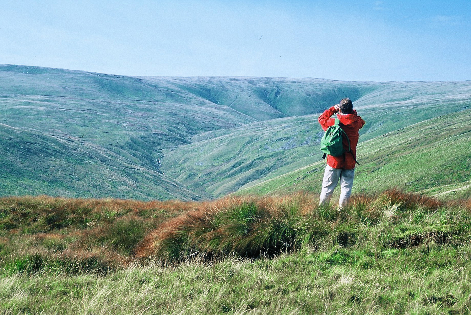 Looking towards the source of the Wye Powys County Council